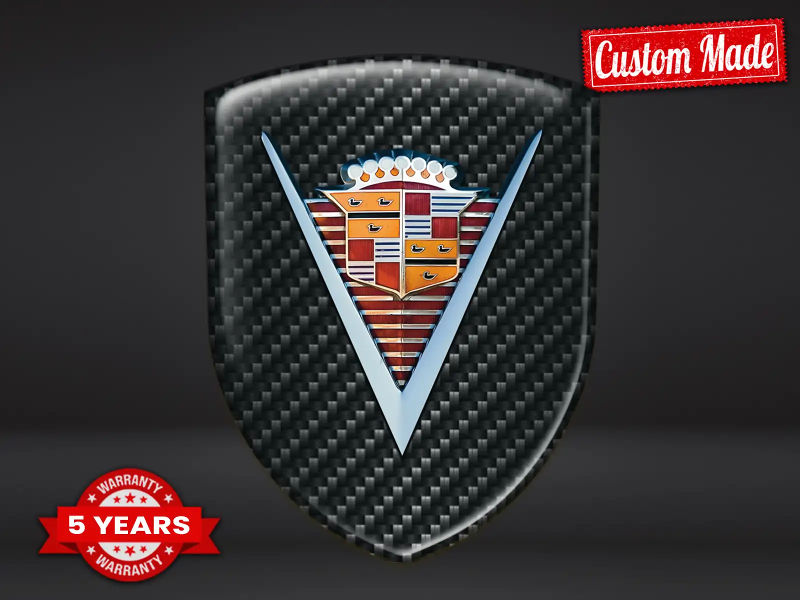 Cadillac Wasserfestes Etikett Sportlich Anpassbar Robust